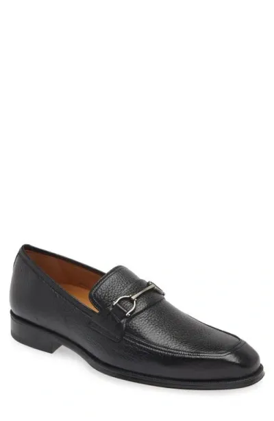 Mezlan Bit Loafer In Black