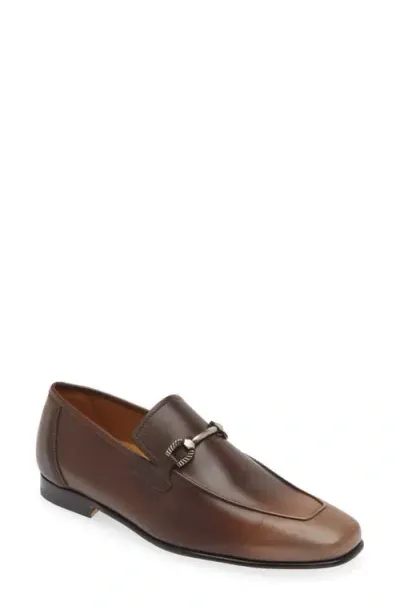 Mezlan Brunello Horsebit Loafer In Taupe/brown