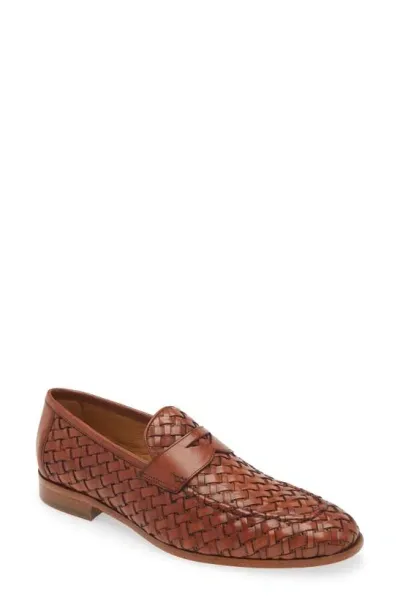 Mezlan Solomeo Penny Loafer In Cognac