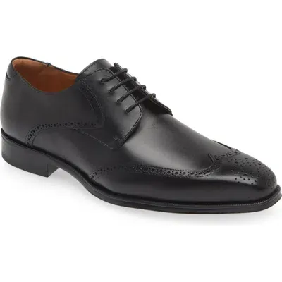 Mezlan Tasso Brogue Derby In Black