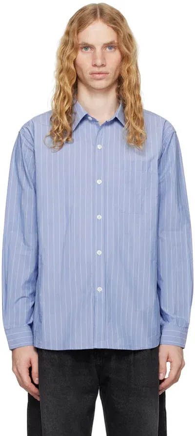 Mfpen Blue Distant Shirt In Light Blue