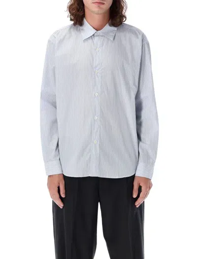 Mfpen Common Shirt In Light Blue Stripe