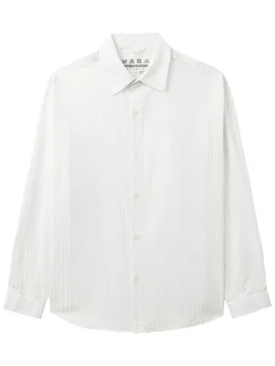 Mfpen Striped Shirt In White