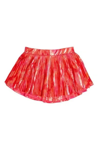 Mia New York Kids' Pleated Skort In Coral