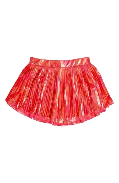 Mia New York Kids' Pleated Skort In Coral