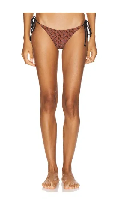 Miaou Brown Rio Bikini Bottom In Atlas