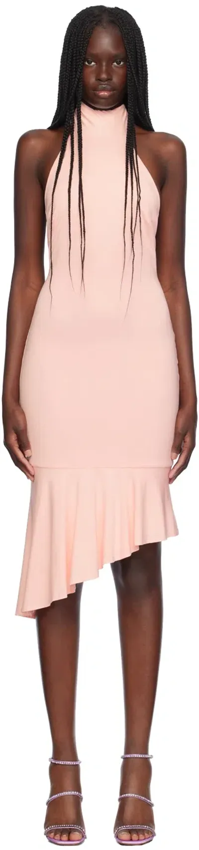 Miaou Pink Karina Midi Dress In Willow