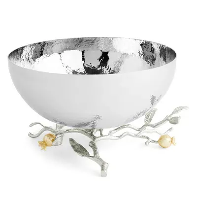 Michael Aram Pomegranate Silver And Gold Serving Bowl