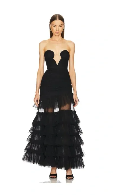 Michael Costello X Revolve Elizabeth Gown In Black