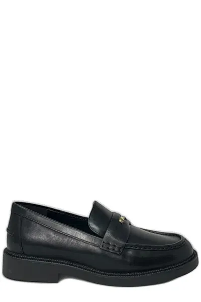 Michael Kors Eden Loafers In Black