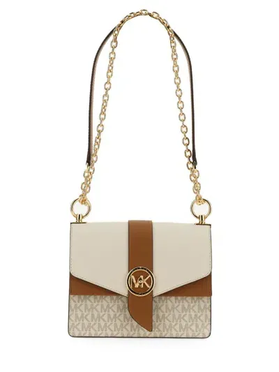 Michael Kors "greenwich" Bag In Beige