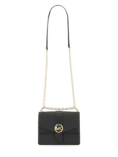 Michael Kors Greenwich Shoulder Bag In Black