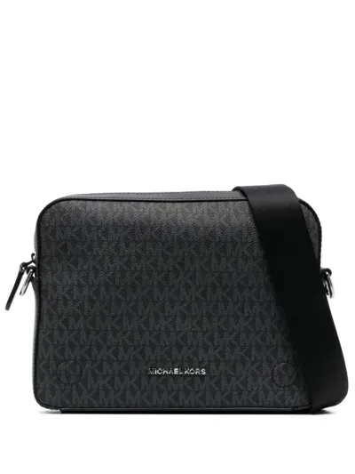 Michael Kors Hudson Dual Crossbody In Black