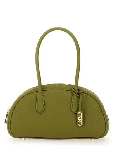 Michael Kors Leather Handbag In Green