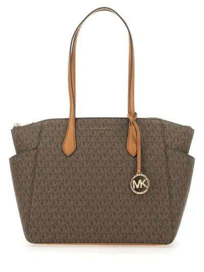 Michael Kors Marilyn Medium Tote Bag In Brown