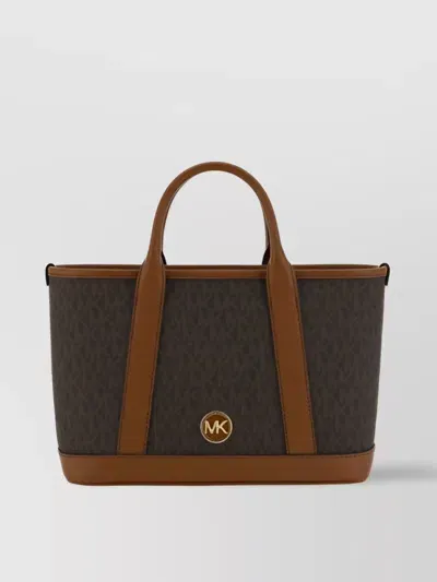 Michael Kors Michael  Logo Monogram Tote Bag In Multi