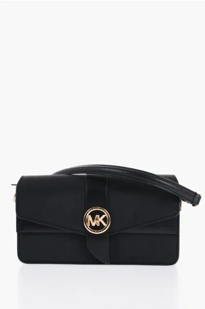 Michael Kors Saffiano Leather Greenwich Shoulder Bag