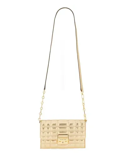 Michael Kors Shoulder Bag "tribeca" Large In Gold