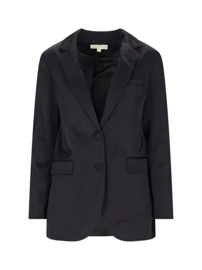 Michael Kors Single-breasted Blazer In Black