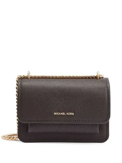 Michael Kors Small Claire Crossbody Bag In Brown