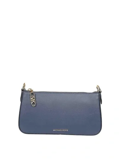 Michael Kors Smooth Leather Bag In Dark Blue