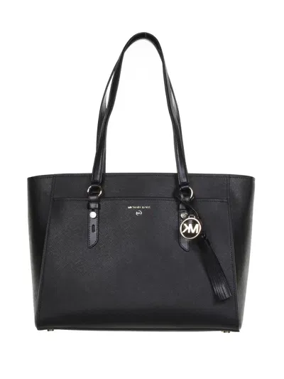 Michael Kors Tote Bag In Black Leather