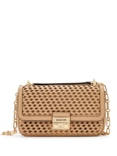 Michael Kors Tribeca Cross Body Bag In Brown