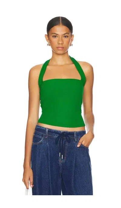 Michael Lauren Brauner Halter Tube Top In Green Apple