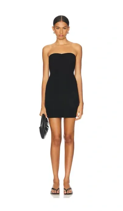 Michael Lauren Krueger Sweetheart Tube Dress In É»‘è‰²