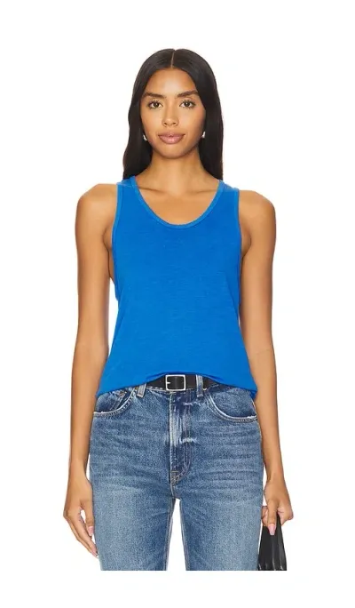 Michael Lauren Wylder Fitted Tank In Blue