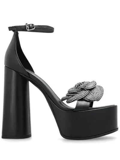 Michael Michael Kors 140mm Elodie Sandals In Black