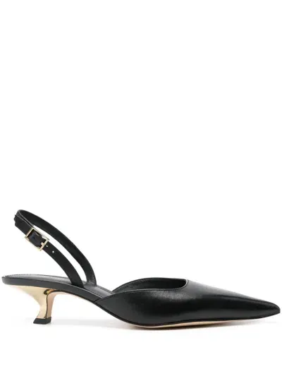 Michael Michael Kors 40mm Luna Slingback Pumps In 黑色