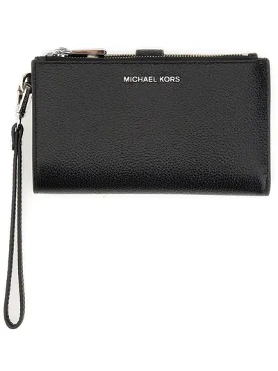 Michael Michael Kors Adele Smartphone Wallet In Black