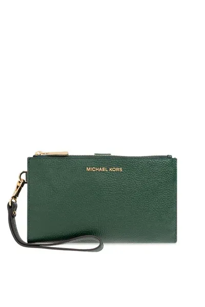 Michael Michael Kors Adele Smartphone Wallet In Green