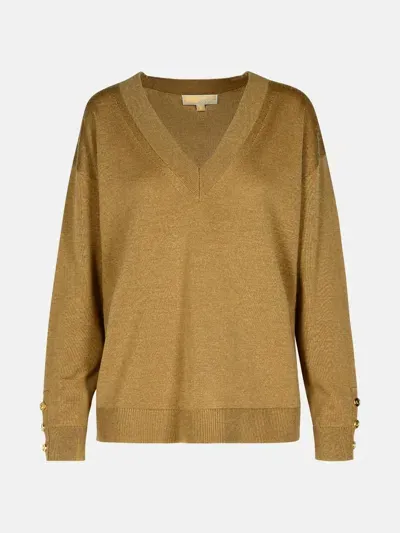 Michael Michael Kors Beige Merino Wool Sweater