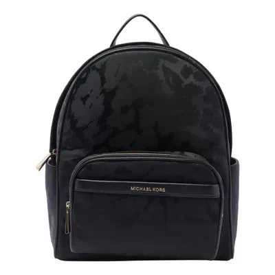 Michael Michael Kors Bex Medium Printed Backpack In Negro