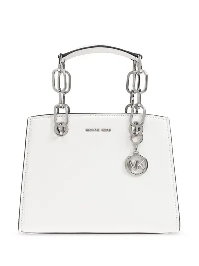 Michael Michael Kors Cynthia Tote Bag In White