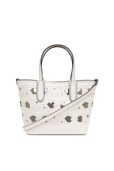 Michael Michael Kors Eliza Small Tote Bag In White