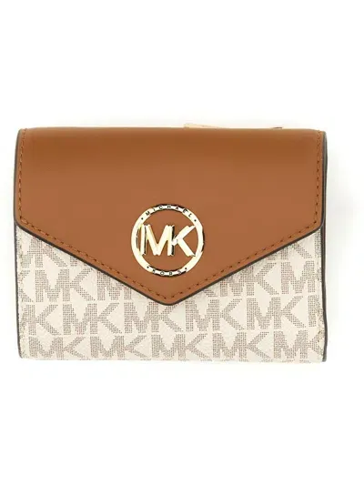 Michael Michael Kors Greenwich Medium Tri In Beige