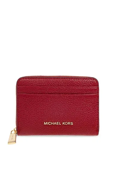 Michael Michael Kors Jet Set Small Zip In 红色