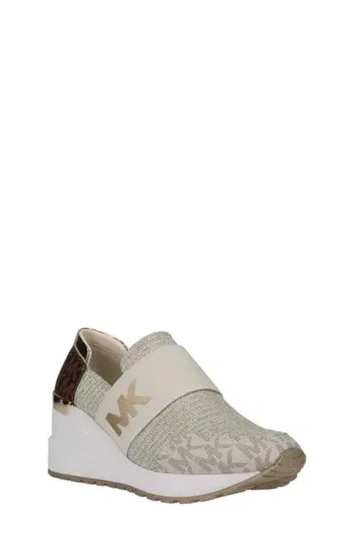 Michael Michael Kors Kids' Neo Flex Wedge Sneaker In Vanilla