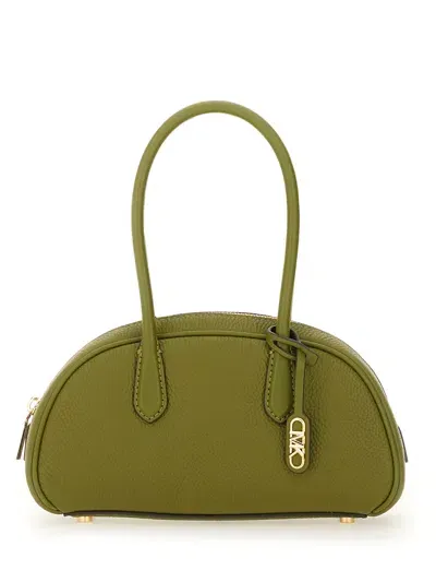 Michael Michael Kors Leather Handbag In Green