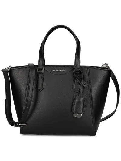 Michael Michael Kors Logo-lettering Tote Bag In Black