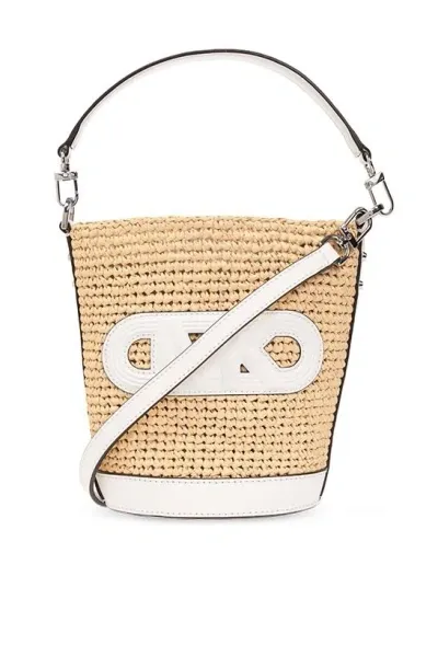 Michael Michael Kors Small Townsend Bucket Bag In Beige