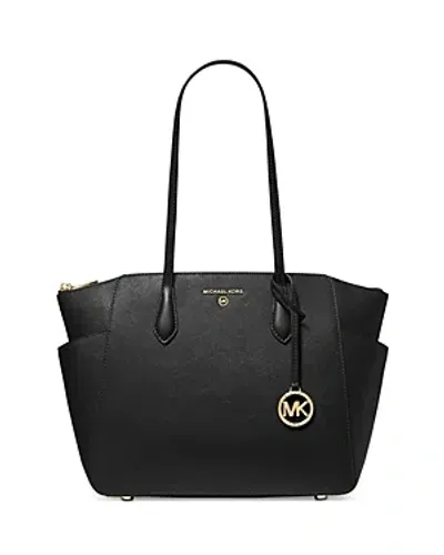 Michael Michael Kors Marilyn Medium Trapeze Tote In Black