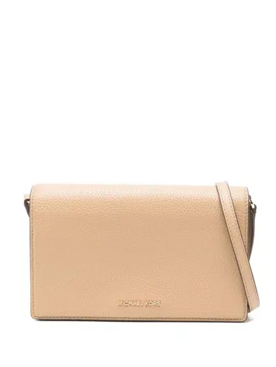 Michael Michael Kors Medium Jet Set Crossbody Bag In Neutrals