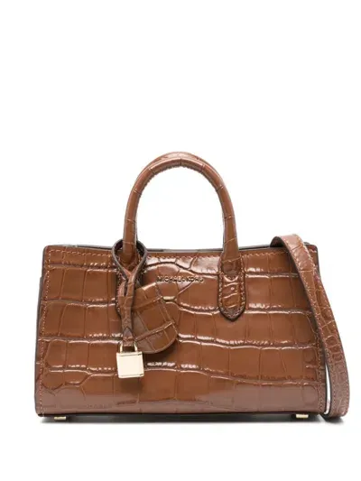 Michael Michael Kors Mini Scarlett Tote Bag In Brown