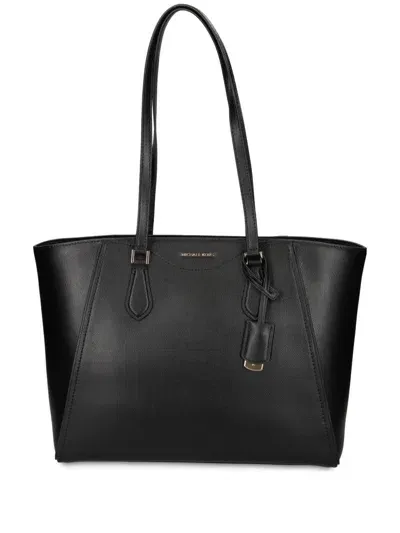 Michael Michael Kors Monogram Pattern Tote Bag In Black