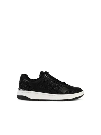 Michael Michael Kors 'rebel' Black Lear Sneakers