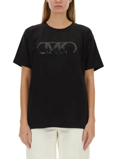 Michael Michael Kors T-shirt With Logo In Black